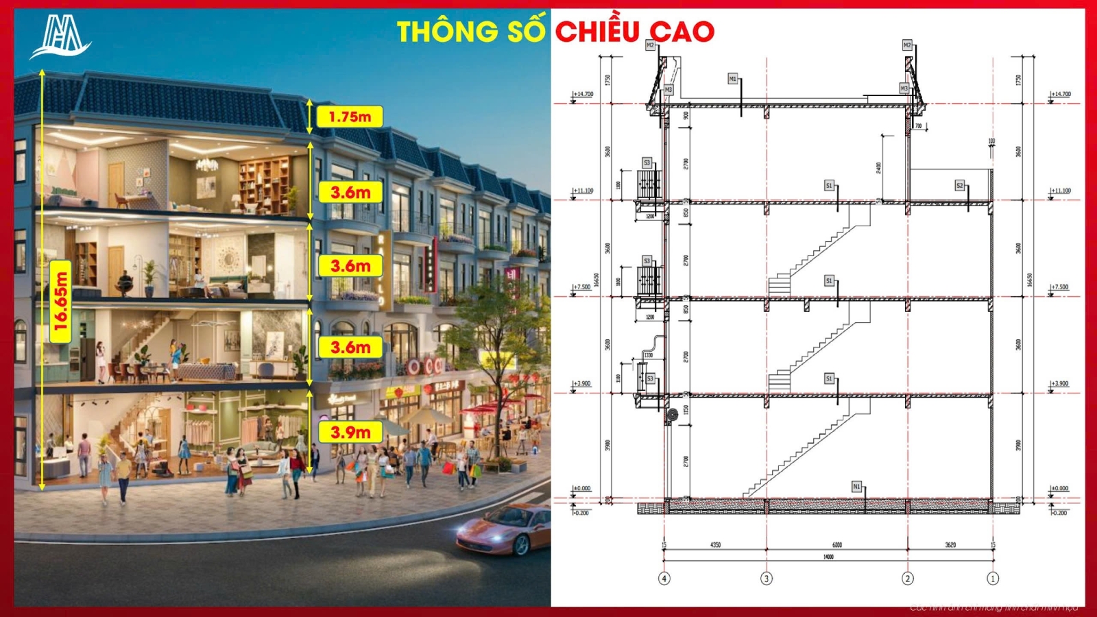 Thiết kế nhà phố Mỹ Tho Central Complex